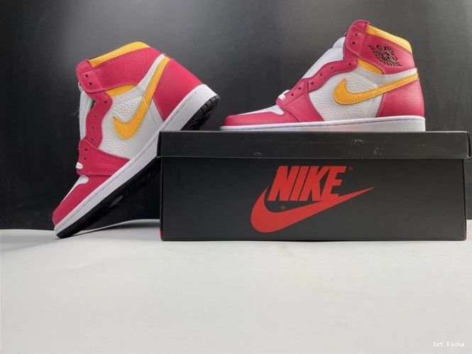 1st Kicks Shoes High Red Jordan 555088-603 Fusion Air 1 OGLight 0701